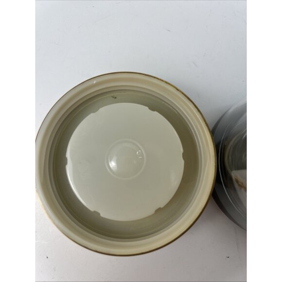 Teavana 6 Dragon Symphony Tea Tumbler Glass Jar Black Gold Fire w Twist Lid - Picture 6 of 7